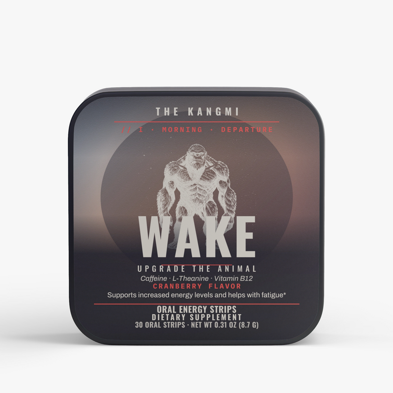 THE KANGMI WAKE oral energy strips, 30 strip tin