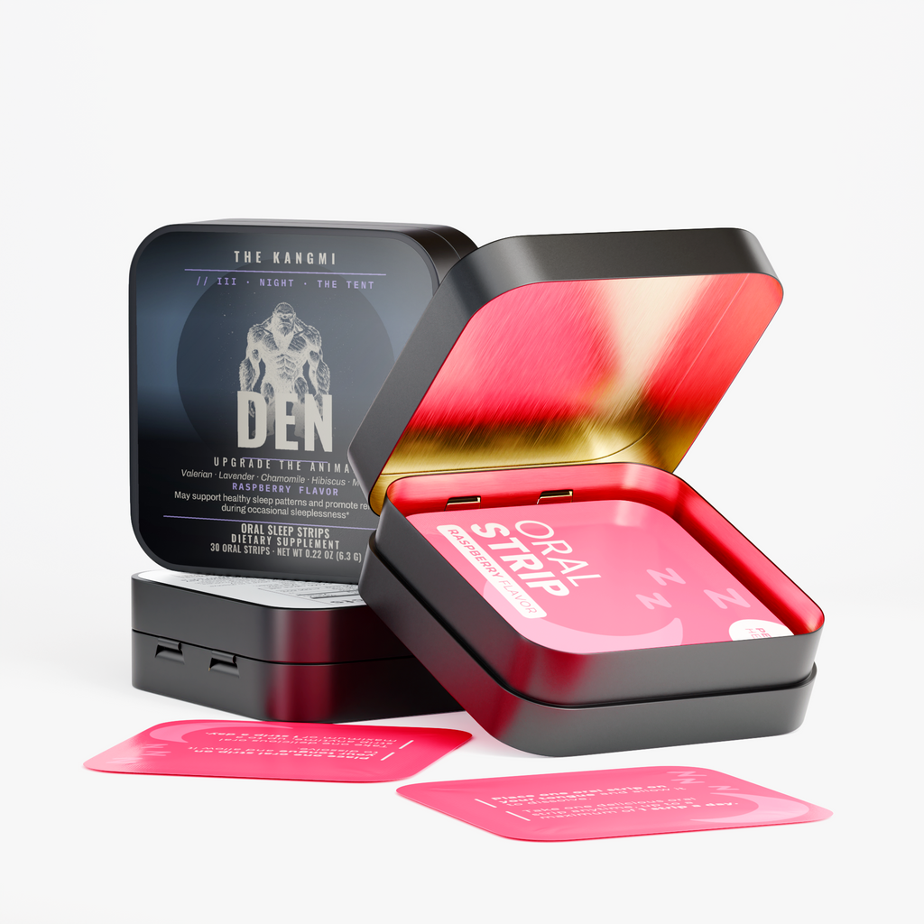 DEN sleep strips with Valerian, Lavender, Chamomile and Melatonin