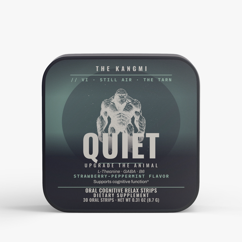 THE KANGMI QUIET oral cognitive relax strips, 30 strip tin